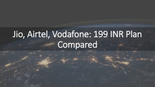 Reliance Jio vs Voda vs Airtel