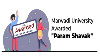 Marwadi University Awarded “Param Shavak” by Gujarat Government