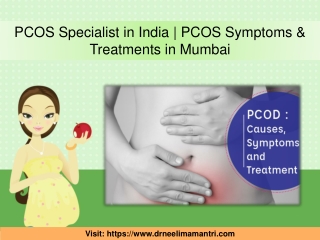 PCOS Specialist in India | PCOS Symptoms &amp; Treatments in Mumbai - Dr. Neelima Mantri