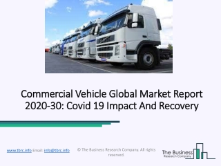 Commercial Vehicle Market 2020- Industry Growth, Opportunities, and Forecast To 2023