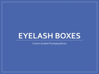 Eyelash Boxes