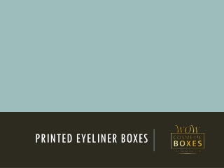 Eyeliner Packaging