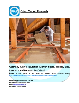 Germany Active Insulation Market Growth, Size, Share, Industry Report and Forecast to 2026