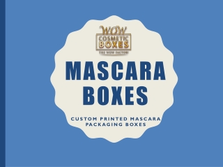 Mascara Packaging