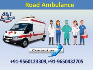 Take Top Class Road Ambulance Service in Hazaribagh and Bokaro by Medivic Ambulance