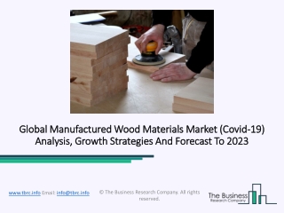 Manufactured Wood Materials Market Remarkable Insights, Status And Trends