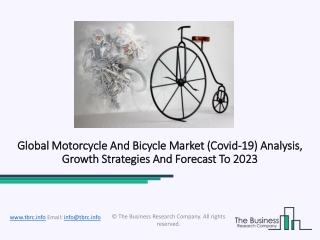 Motorcycle And Bicycle Market Future Plans And Industry Growth By 2023