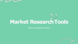 Great Market Research Tools to Develop Online Businesses