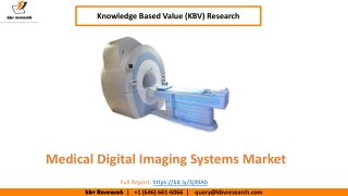 Medical Digital Imaging Systems Market Size Worth $28 Billion By 2026 - KBV Research