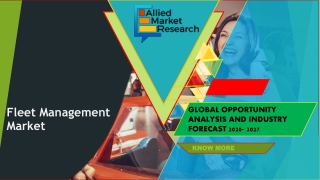 Fleet Management Market Share, Size and Forecast 2027