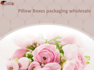 Pillow Boxes packaging wholesale in Texas