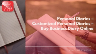 Personal Diaries – Customized Personal Diaries – Buy Business Diary Online: