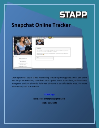 snapchat online tracker | Stappapp.com