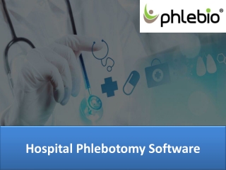 Hospital Phlebotomy Software