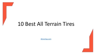10 Best All Terrain Tires