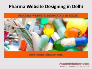 Pharma Website Designing in Delhi with Best Website Developer in Delhi