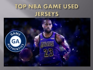 Top NBA Game Used Jerseys