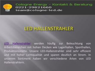 LED Hallenstrahler