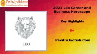 2021 Leo Career and Business Horoscope