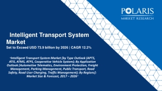 Intelligent Transport System Market [by Type Outlook (APTS, ATIS, ATMS, ATPS, Cooperative Vehicle System); By Applicati