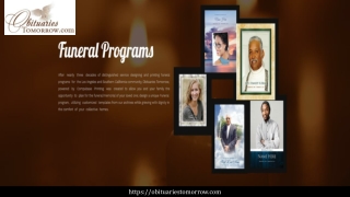 Funeral Service Program