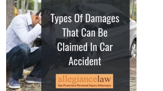 Types Of Damages That Can Be Claimed In Car Accident