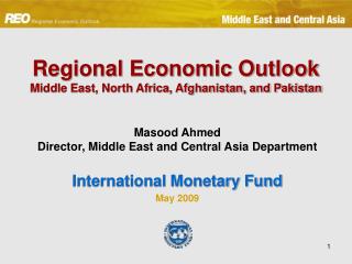 Regional Economic Outlook Middle East, North Africa, Afghanistan, and Pakistan