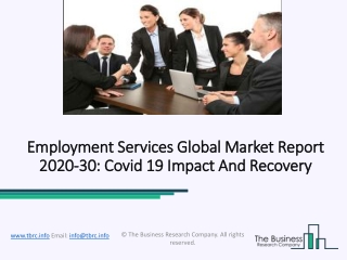 Employment Services Market (impact of COVID-19) Industry Overview and Forecast 2023