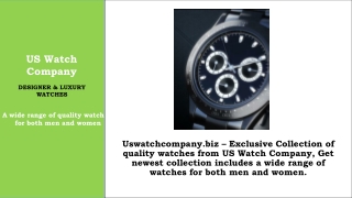 USWatchCompany Biz