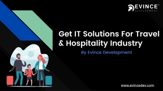 Get IT Solutions For Travel & Hospitality Industry