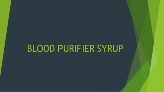 BLOOD PURIFIER SYRUP