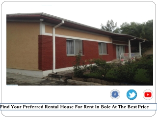 Find Your Preferred Rental House For Rent In Bole At The Best Price