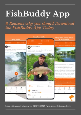 Find out the reasons why you should try Fishbuddy App | Fishing Clubs Near Me