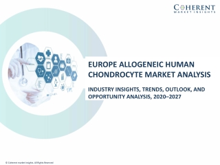 Europe Allogeneic Human Chondrocyte Market Size Share Trends Forecast 2027