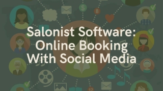 Salonist Software: Online Booking With Social Media