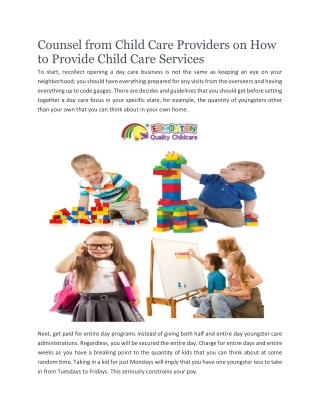 Daycare Edmonton | Strathconatenderlovingdaycare.com