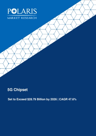 5G Chipset Market Size Worth $28.79 Billion By 2027 | CAGR: 47.6% |