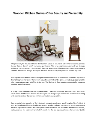 Buy Wooden Furniture Online | WoodenTwist