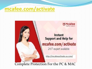 www.McAfee.com/Activate - Enter your code - Activate McAfee