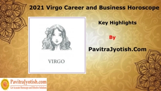 2021 Virgo Career and Business Horoscope