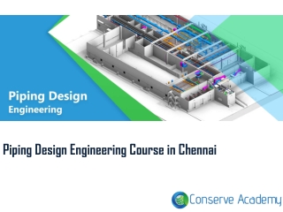 Piping Design Training Classes Chennai