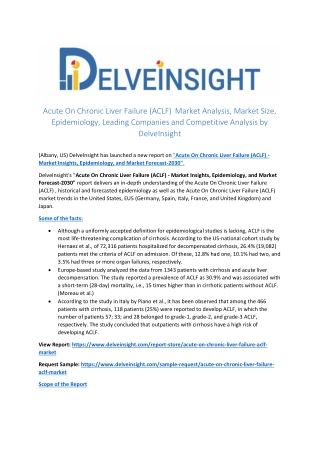 Acute On Chronic Liver Failure (ACLF) Market Analysis, Market Size, Epidemiology, Leading Companies and Competitive Anal