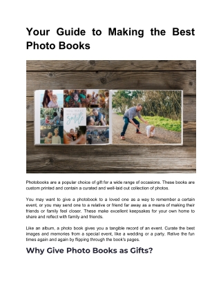 Photo Books | Create Photobooks Online | Canvas Factory