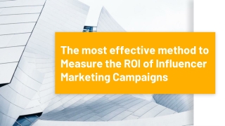 How to Measure the ROI of Influencer Marketing Campaigns