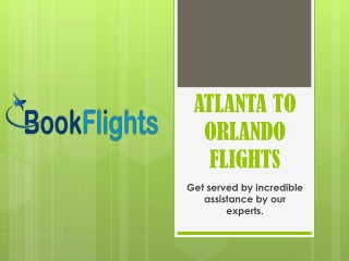 ATLANTA TO ORLANDO FLIGHTS