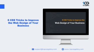 6 CSS Tricks to Improve the Web Design of Your Business