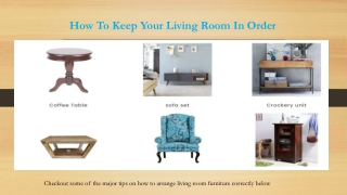 How to Keep Your Living Room in Order