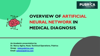 Overview of artificial neural network in medical diagnosis – Pubrica