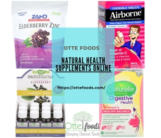 Buy Bulk Natural Health Supplements Online - OtteFoods