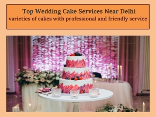 Wedding Cakes Services Near Delhi | Wedding Cake in Gurgaon